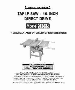 Harbor Freight Tools Saw 91815-page_pdf